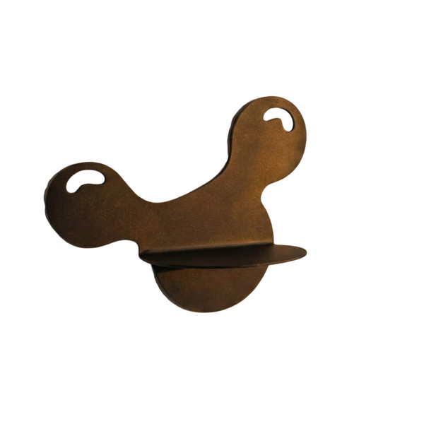 Bubble Metal Wall Shelf with Single Floating Display Platform - Metaloslav 