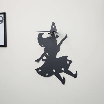 Metal Wall Shelf Book Holder – Alice Silhouette Floating Shelf