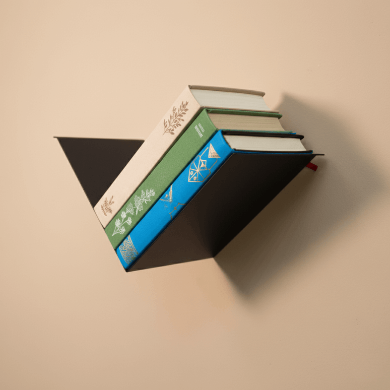 Metal Wall Shelf – Minimalist V-Shape Steel Shelf for Modern Interiors