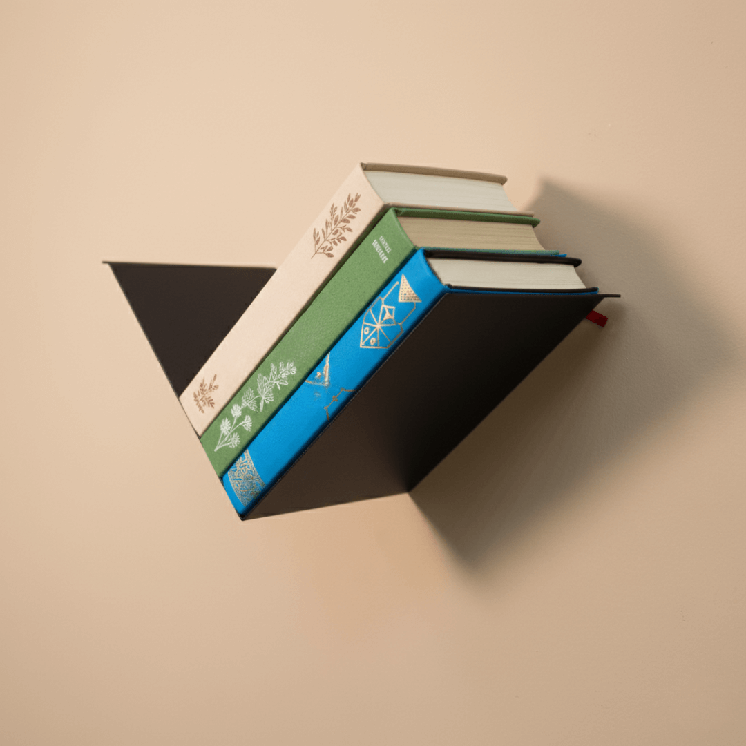 Metal Wall Shelf – Minimalist V-Shape Steel Shelf for Modern Interiors