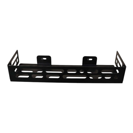 Metal Wall-Mounted Shower Shelf with Open Cutout Design for Bathroom