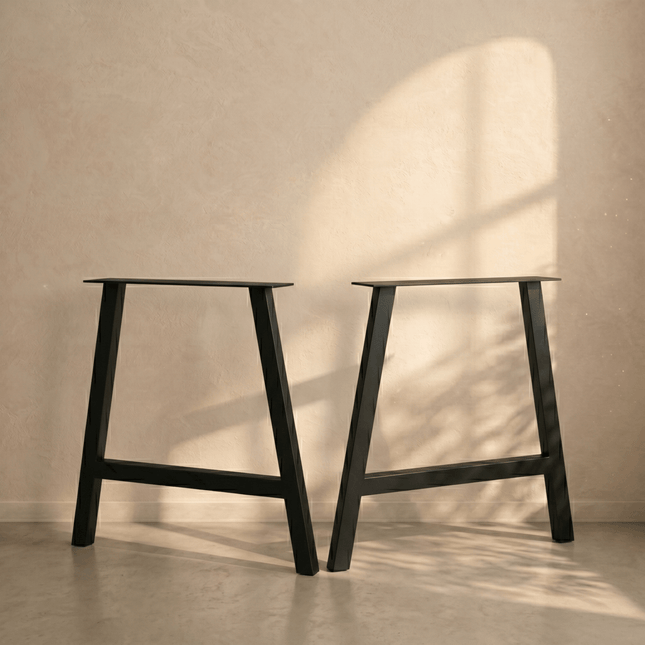 A-Frame Metal Table Legs Set Steel Base for Dining Tables - Metaloslav 
