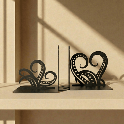 Metal Tentacle Bookends in Powder-Coated Steel - Metaloslav 