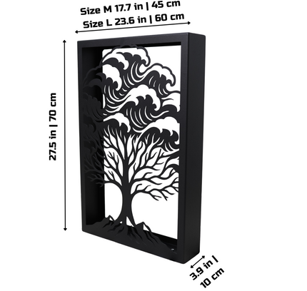 Tree of Life Metal Table Legs – Nature-Inspired Steel Base | Handmade Industrial Furniture Frame