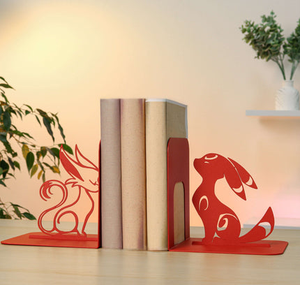 Fantasy metal bookends