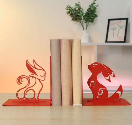 Fantasy metal bookends
