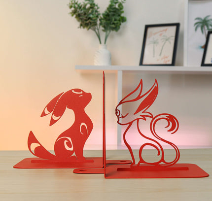 Fantasy metal bookends
