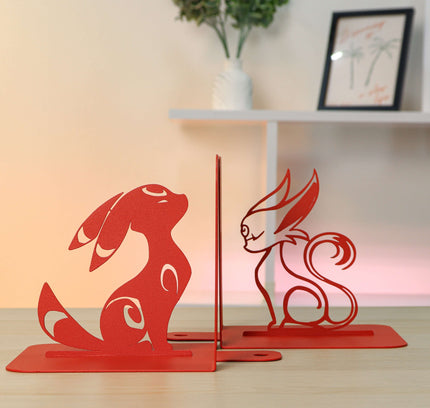 Fantasy metal bookends