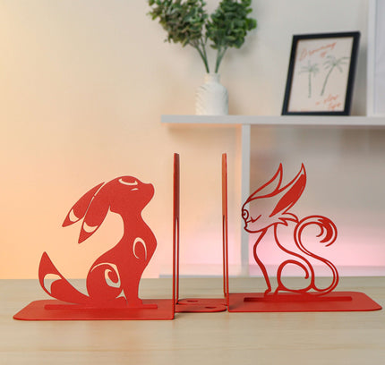 Fantasy metal bookends