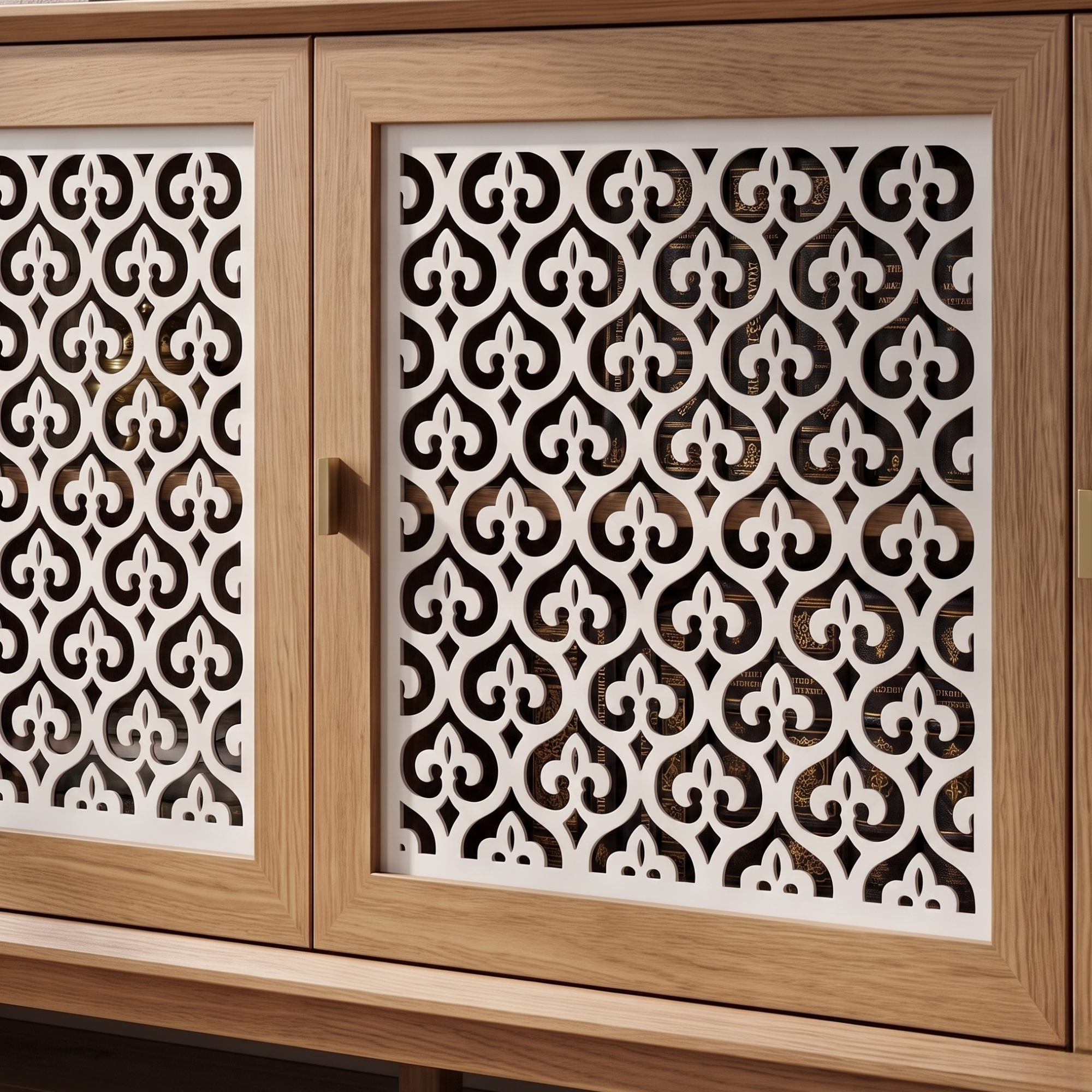 Large Decorative Metal Vent Cover, Custom Steel HVAC Grille With Ornamental Pattern