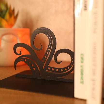 Metal Tentacle Bookends in Powder-Coated Steel - Metaloslav 