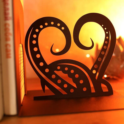 Metal Tentacle Bookends in Powder-Coated Steel - Metaloslav 