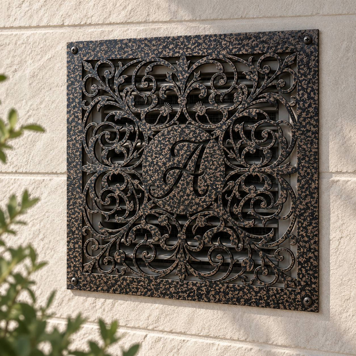  Personalized metal wall vent cover
