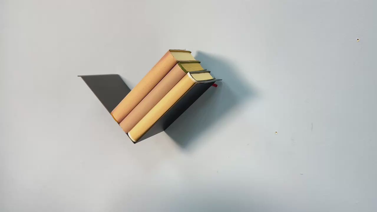 Metal Wall Shelf – Minimalist V-Shape Steel Shelf for Modern Interiors