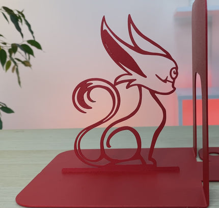 Fantasy metal bookends