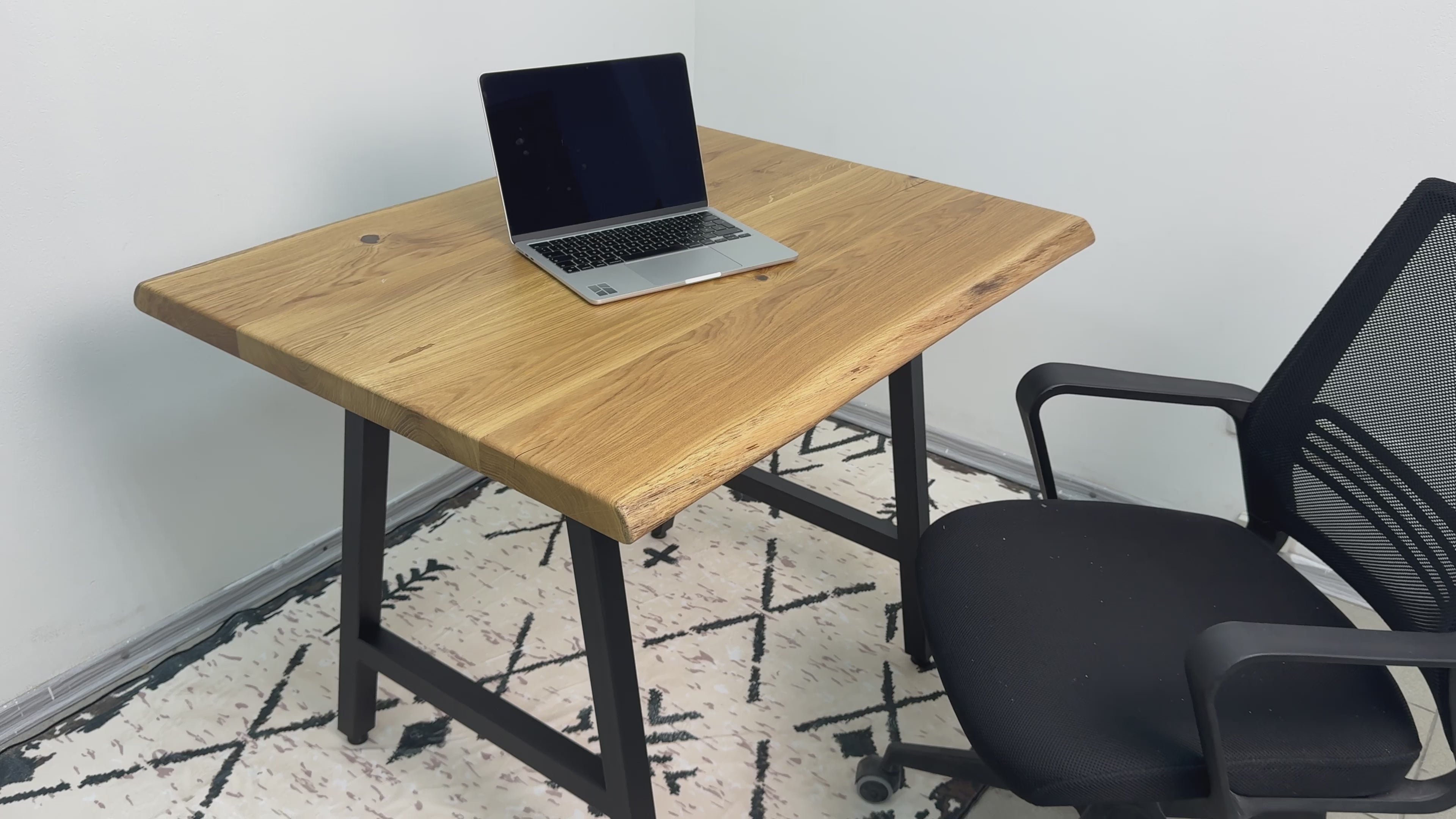 A-Frame Metal Table Legs Set Steel Base for Dining Tables