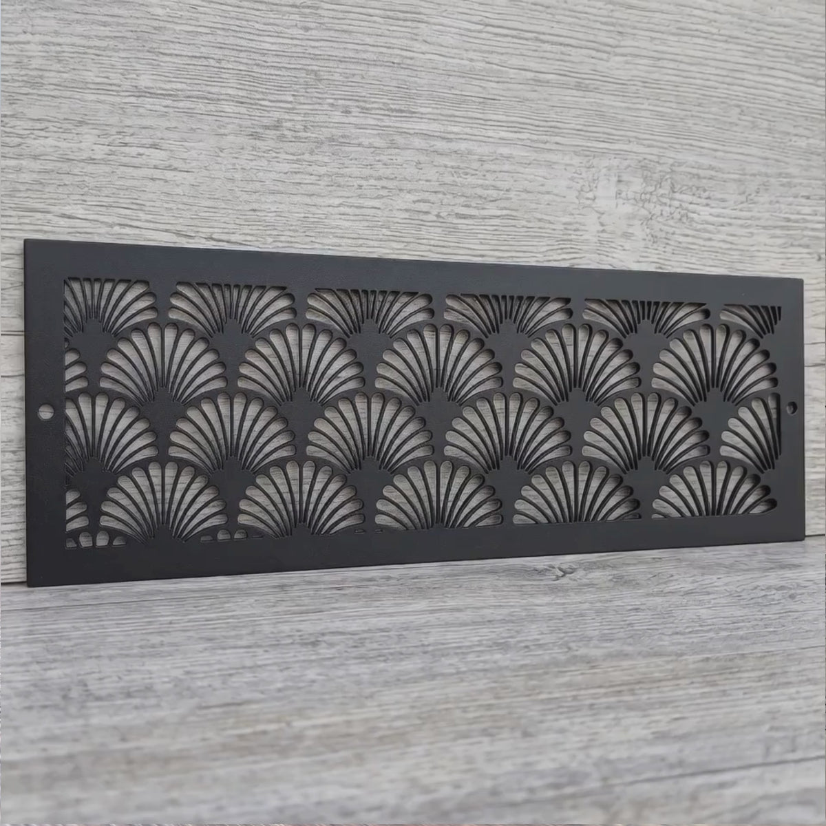 Art Deco Large Metal Vent Cover, Custom Laser Cut HVAC Grille, Decorative Wall Register