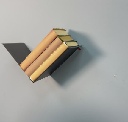 Metal floating shelf