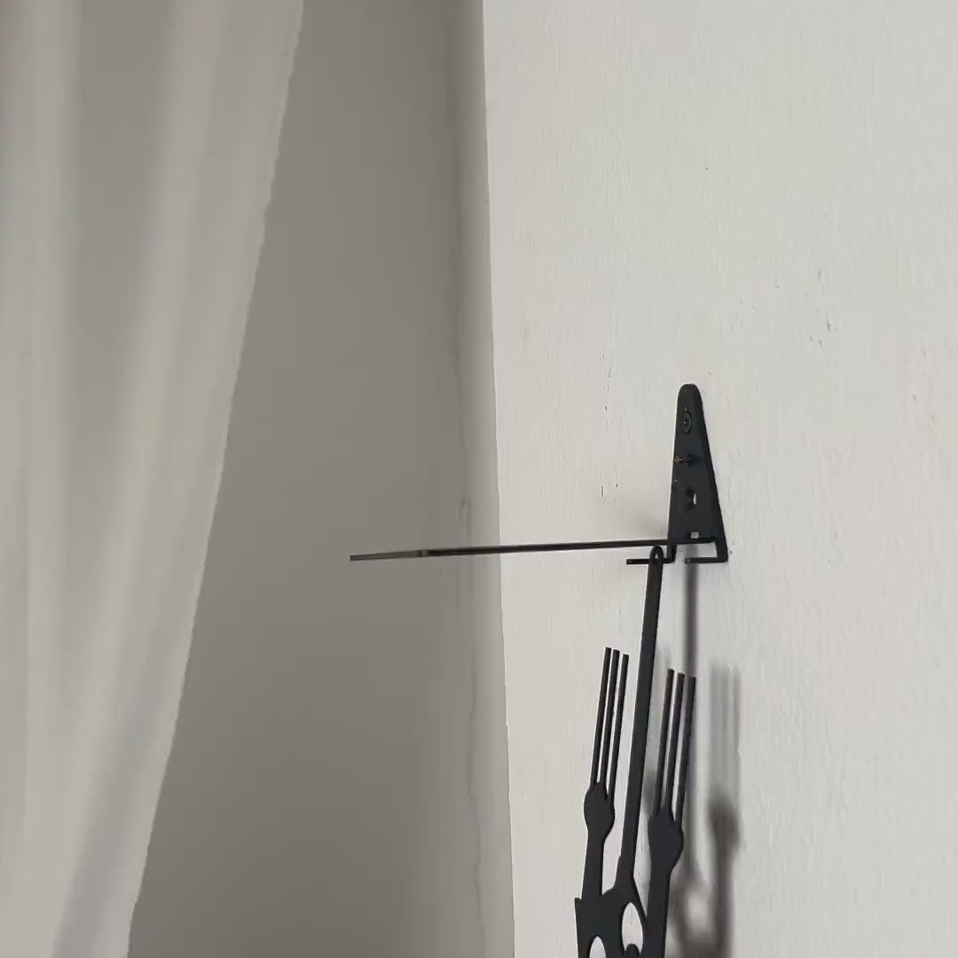Hanging Cat Metal Invisible Bookshelf Wall Mounted Steel Shelf