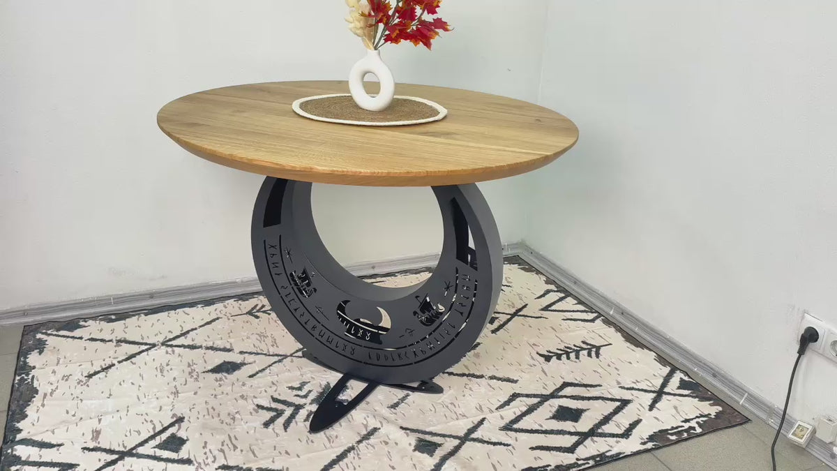 Metal Table Legs – Horseshoe Steel Base for Coffee & Dining Tables